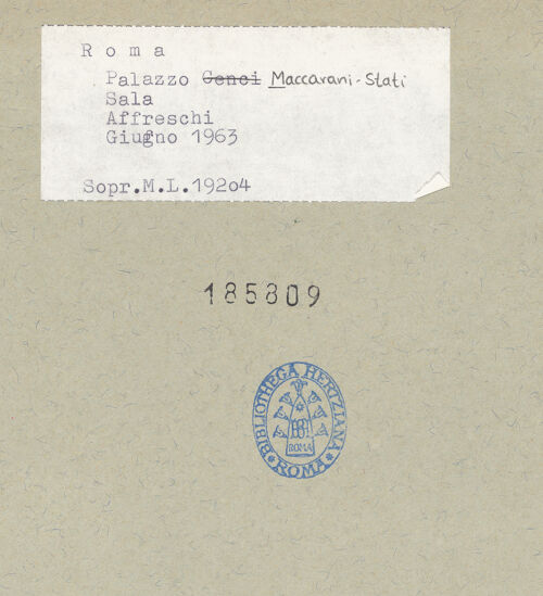 Rückseite von bh185809_recto