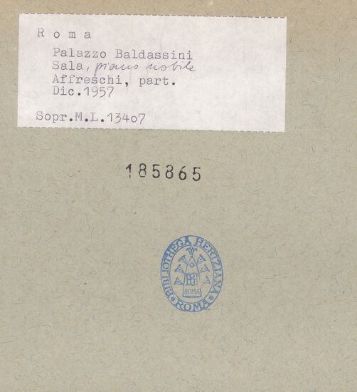 Rückseite von bh185865_recto