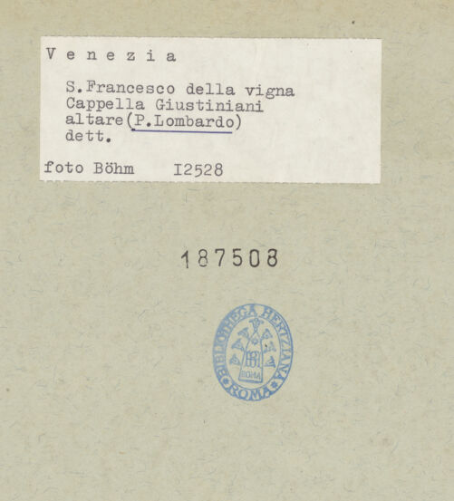 Rückseite von bh187508_recto