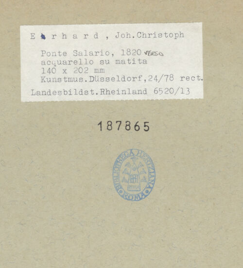 Rückseite von bh187865_recto