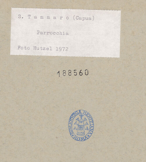 Rückseite von Hutzel, Max [https://www.deutsche-digitale-bibliothek.de/content/lizenzen/rv-ez/] San Tammaro - Linker Querhausarm, Gewölbe, bh188560_recto. Foto: Hutzel, Max.