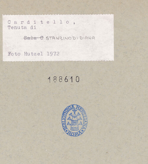 Rückseite von Hutzel, Max [https://www.deutsche-digitale-bibliothek.de/content/lizenzen/rv-ez/] Juno und Diana - Gesamtansicht, bh188610_recto. Foto: Hutzel, Max.