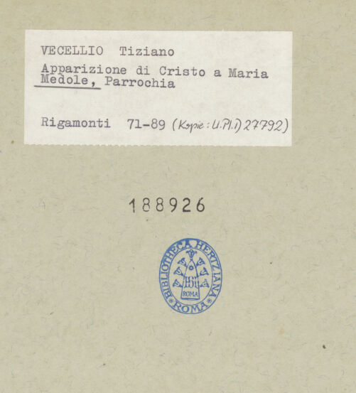 Rückseite von bh188926_recto