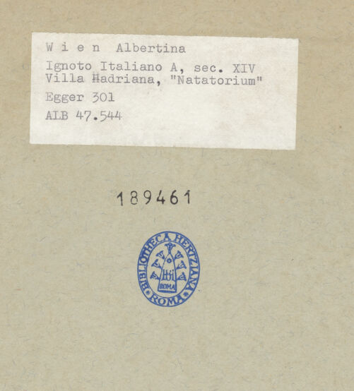 Rückseite von bh189461_recto