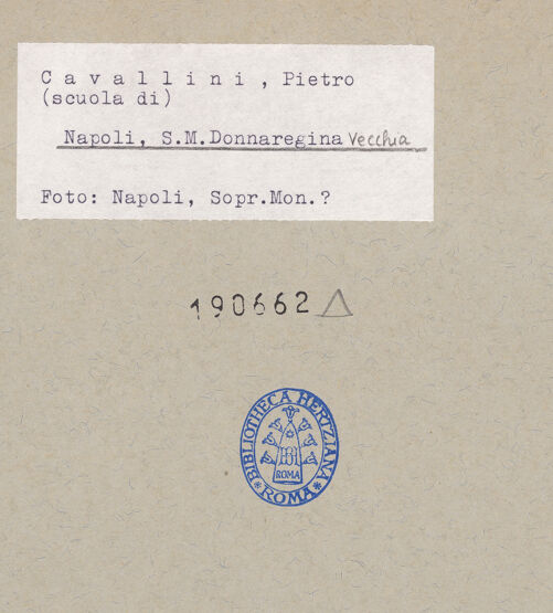 Rückseite von Sopr. BAS NA [https://www.deutsche-digitale-bibliothek.de/content/lizenzen/rv-ez/] Die Engelschöre - Gesamtansicht, bh190662_recto. Foto.