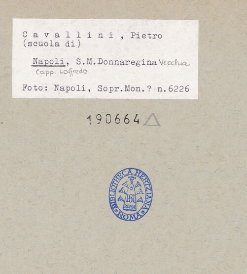 Rückseite von Sopr. BAS NA [https://www.deutsche-digitale-bibliothek.de/content/lizenzen/rv-ez/] Szenen aus dem Leben des heiligen FranziskusDie Stigmatisation des hl. Franziskus - Teilansicht, bh190664_recto. Foto.