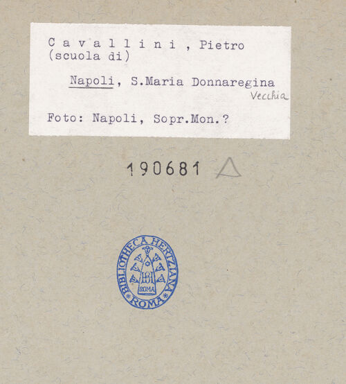 Rückseite von Sopr. BAS NA [https://www.deutsche-digitale-bibliothek.de/content/lizenzen/rv-ez/] Jüngstes GerichtHeilige - Heiligen (unten, mittlere Wand), bh190681_recto. Foto.