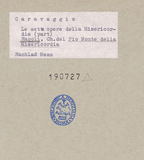 Rückseite von unbekannt [https://www.deutsche-digitale-bibliothek.de/content/lizenzen/rv-ez/] Die sieben Werke der Barmherzigkeit - Detail: Nackte bekleiden, bh190727_recto. Foto.