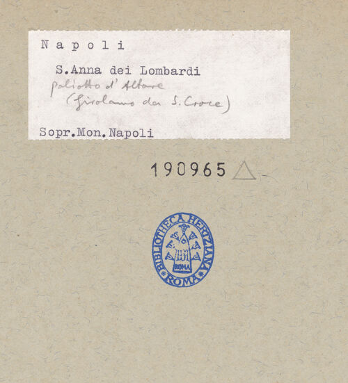 Rückseite von Sopr. BAS NA [https://www.deutsche-digitale-bibliothek.de/content/lizenzen/rv-ez/] Der Schmerzensmann zwischen Maria und Johannes dem Evangelisten - Gesamtansicht, bh190965_recto. Foto.