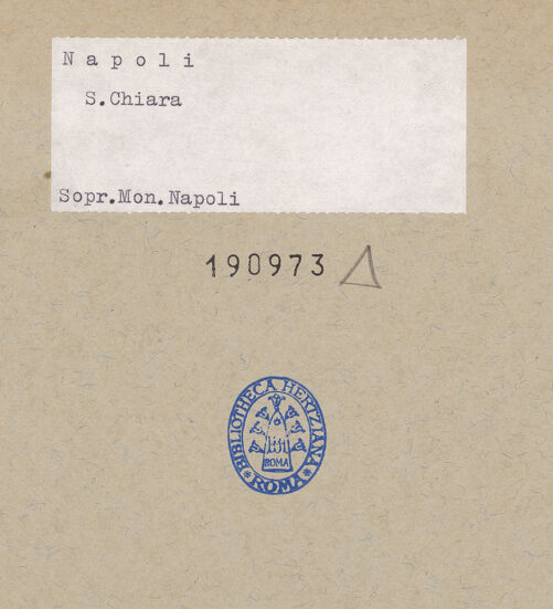 Rückseite von Sopr. BAS NA [https://www.deutsche-digitale-bibliothek.de/content/lizenzen/rv-ez/] Grabmal des Nicola Merloto (gest. 1358) - Gesamtansicht (vor 1943), bh190973_recto. Foto.