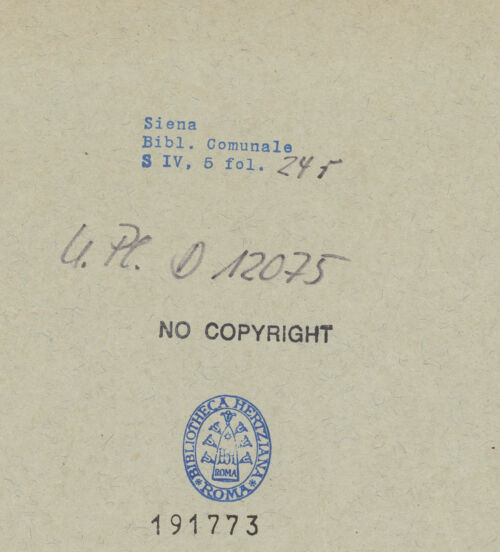 Rückseite von bh191773_recto