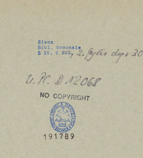 Rückseite von bh191789_recto