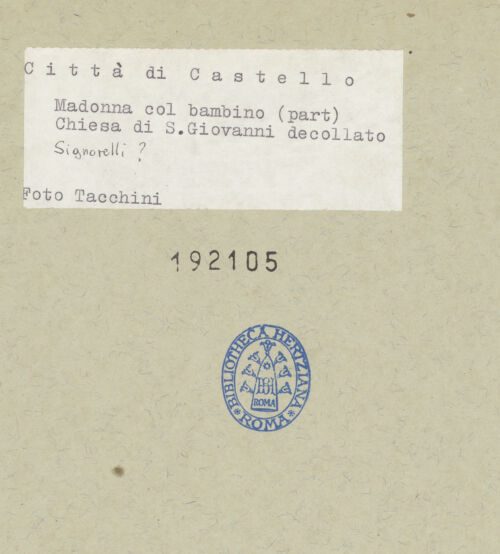 Rückseite von bh192105_recto