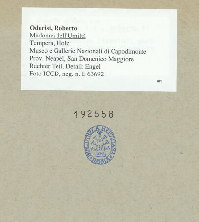 Rückseite von bh192558_recto