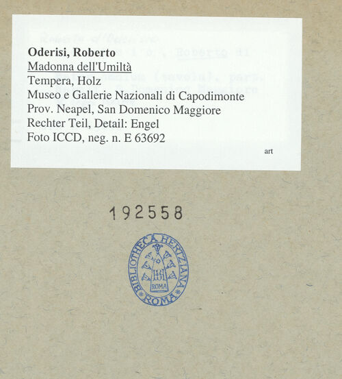 Rückseite von bh192558_recto