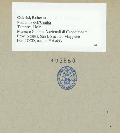 Rückseite von bh192560_recto