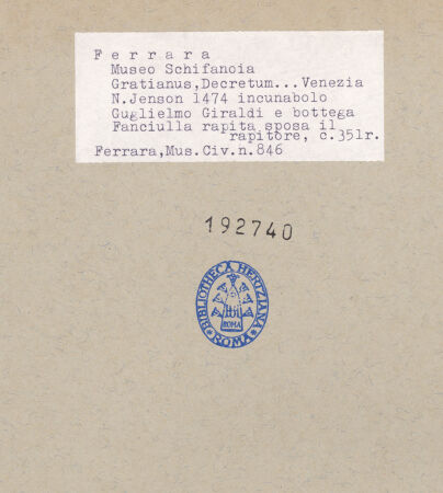 Rückseite von bh192740_recto