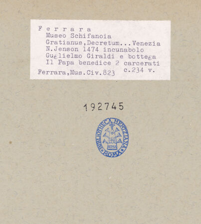 Rückseite von bh192745_recto