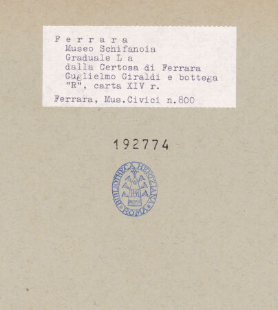 Rückseite von bh192774_recto