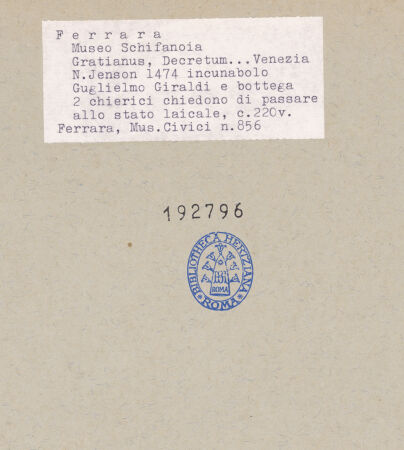 Rückseite von bh192796_recto