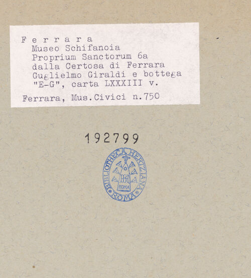 Rückseite von bh192799_recto