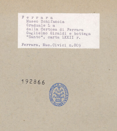 Rückseite von bh192866_recto