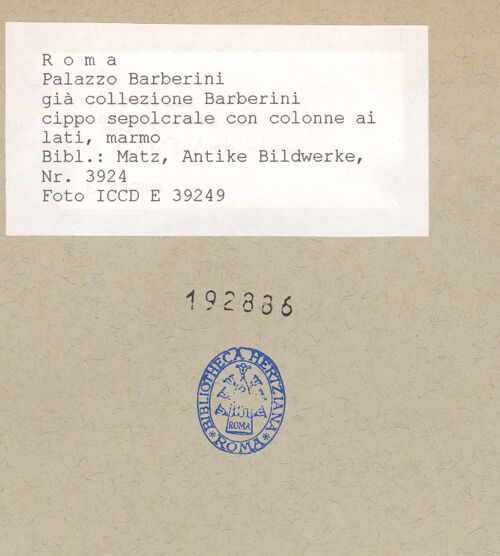 Rückseite von bh192886_recto