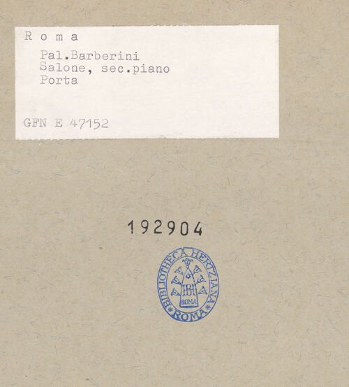 Rückseite von GFN [https://www.deutsche-digitale-bibliothek.de/content/lizenzen/rv-ez/] Tür mit Landschaftsdarstellungen und Figuren - , bh192904_recto. Foto.