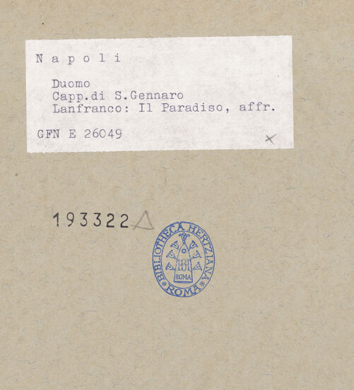 Rückseite von ICCD [https://www.deutsche-digitale-bibliothek.de/content/lizenzen/rv-ez/] Kuppelausmalung: Paradies - Gesamtansicht, bh193322_recto. Foto.