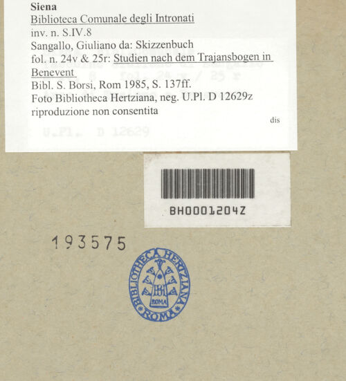 Rückseite von bh193575_recto