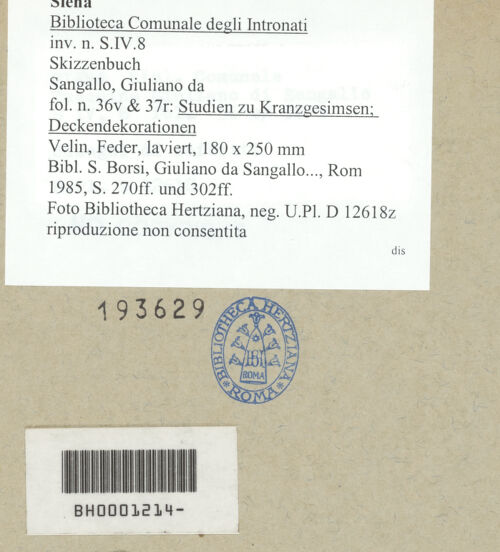 Rückseite von bh193629_recto