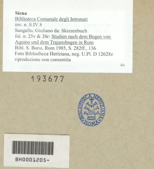 Rückseite von bh193677_recto