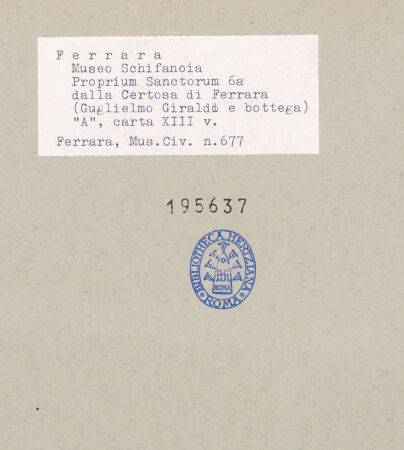 Rückseite von bh195367_recto