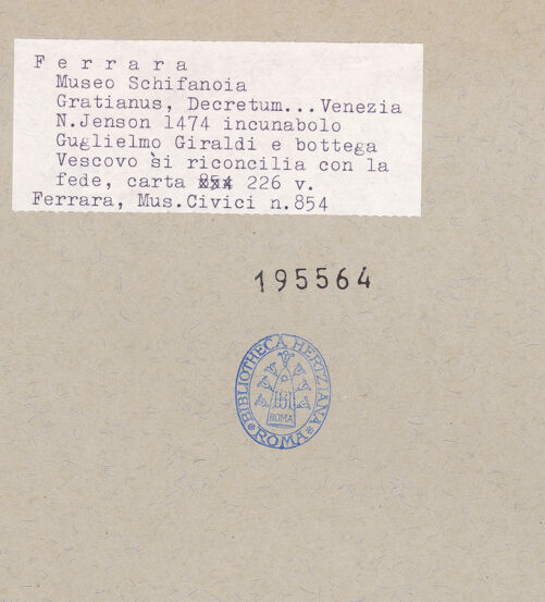 Rückseite von bh195564_recto