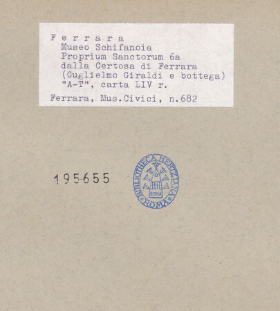 Rückseite von bh195655_recto