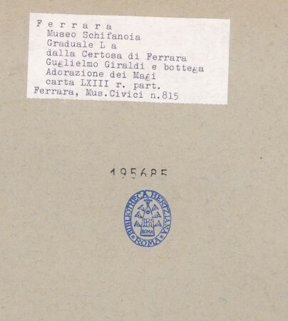 Rückseite von bh195685_recto