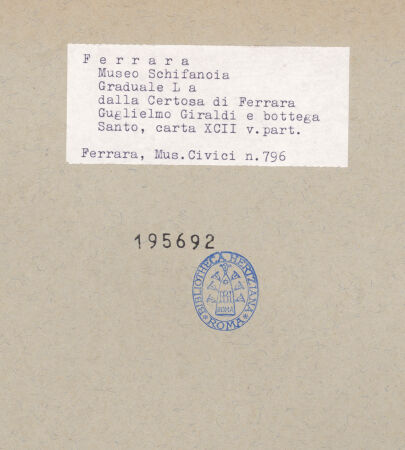 Rückseite von bh195692_recto