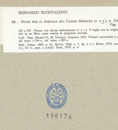 Rückseite von bh196176_recto