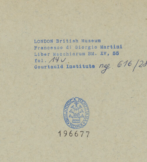 Rückseite von bh196677_recto