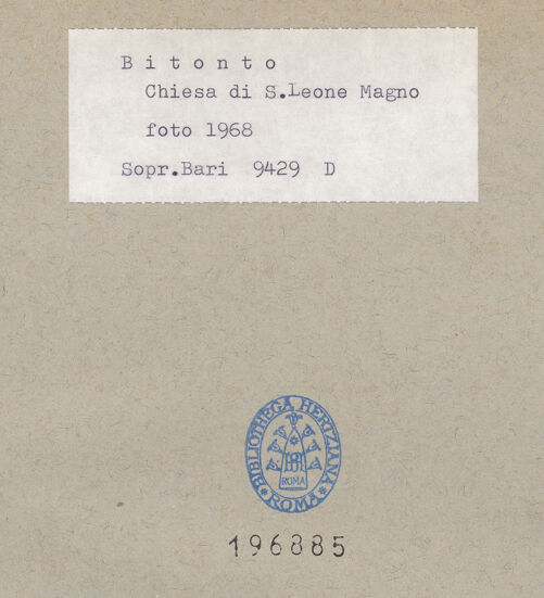 Rückseite von bh196885_recto