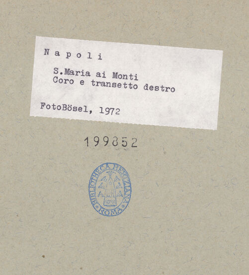 Rückseite von Bösel, Richard [https://www.deutsche-digitale-bibliothek.de/content/lizenzen/rv-fz/] Santa Maria ai Monti - Rechte Seite und rechter Querhausarm, bh199852_recto. Foto: Bösel, Richard.