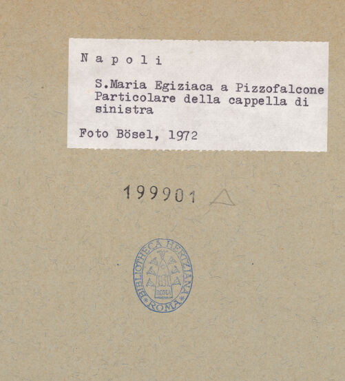 Rückseite von Bösel, Richard [https://www.deutsche-digitale-bibliothek.de/content/lizenzen/rv-fz/] Santa Maria Egiziaca a Pizzofalcone - Linker Querhausarm, Detail, bh199901_recto. Foto: Bösel, Richard.