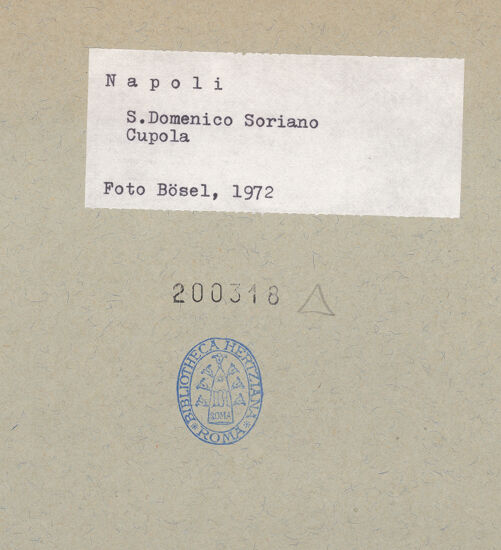 Rückseite von Bösel, Richard [https://www.deutsche-digitale-bibliothek.de/content/lizenzen/rv-fz/] San Domenico Soriano - Kuppel, bh200318_recto. Foto: Bösel, Richard.