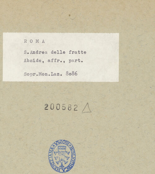 Rückseite von Sopr. Mon. Laz. [https://www.deutsche-digitale-bibliothek.de/content/lizenzen/rv-ez/] Die wundersame Vermehrung von Brot und Fisch - Teilansicht, rechts, bh200582_recto. Foto.