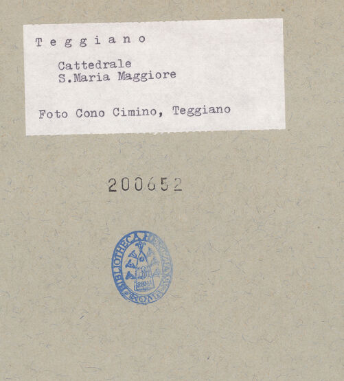 Rückseite von Cimino, Cono (Teggiano) [https://www.deutsche-digitale-bibliothek.de/content/lizenzen/rv-ez/] Santa Maria Maggiore - Blick zum linken Seitenschiff, bh200652_recto. Foto: Cimino, Cono.