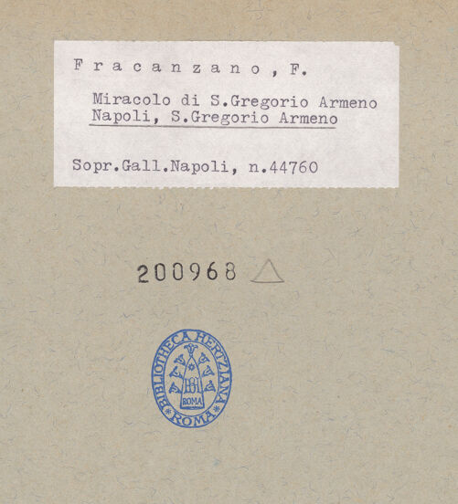 Rückseite von Sopr. BAS NA [https://www.deutsche-digitale-bibliothek.de/content/lizenzen/rv-ez/] Wunder des heiligen Gregor des Erleuchters - Gesamtansicht, bh200968_recto. Foto.