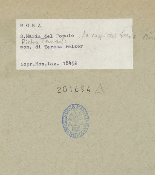 Rückseite von Sopr.Mon.Laz. [https://www.deutsche-digitale-bibliothek.de/content/lizenzen/rv-ez/] Grabmal der Teresa Pelzer - Detail: Porträtmedaillon, bh201694_recto. Foto.