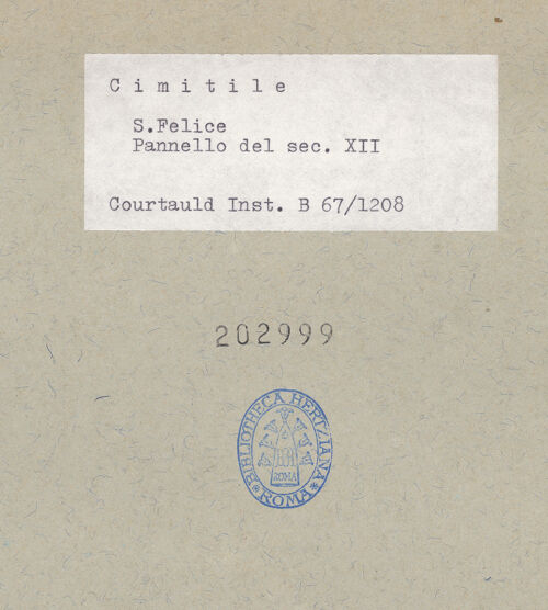 Rückseite von Courtauld Institute of Art [https://www.deutsche-digitale-bibliothek.de/content/lizenzen/rv-ez/] Blendsäulen-Transenna mit Flamingos und floralen Ornamenten - Gesamtansicht, bh202999_recto. Foto.