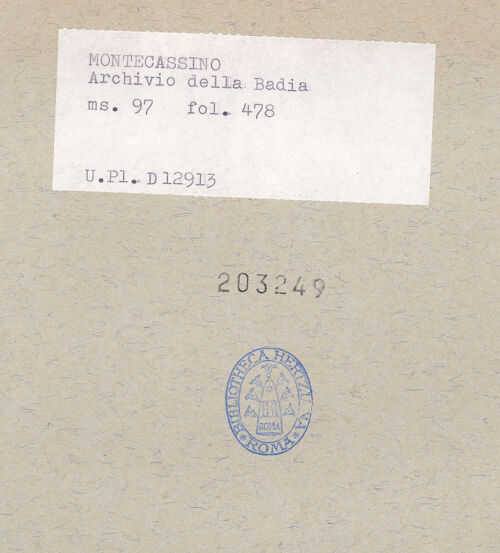 Rückseite von bh203249_recto