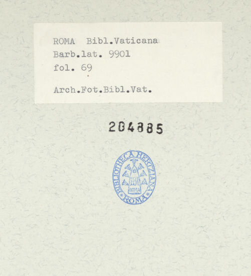 Rückseite von bh204885_recto